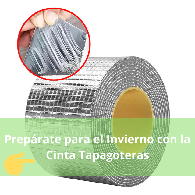 Cinta Tapa Gotera De Butilo 10cm X 5mts